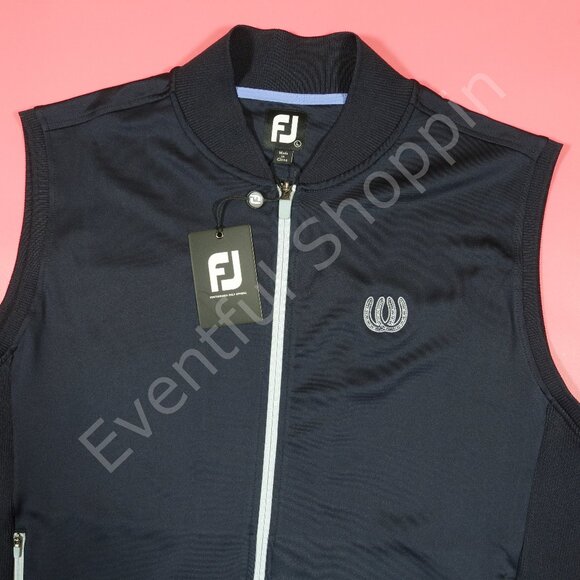 FootJoy Other - FootJoy Mounted Games Across America Full Zip Vest in Navy Blue Size Large
